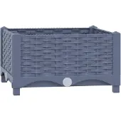 vidaXL Hochbeet 40x40x23 cm Polypropylen