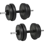 vidaXL Hantelset 14-tlg. 20 kg