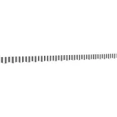 vidaXL Markisenvolant Anthrazit und Weiß Gestreift 430x20 cm