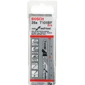 Bosch T 101 Bf Clean Hardwood Jig Saw Blade 25 Units Silber