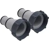 vidaXL Adapter für Poolschlauch 2 Stk. Kunststoff