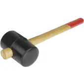 BRÜDER MANNESMANN M 709-075 Gummihammer 708 g 360 mm