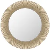 Kartell All Saints Wandspiegel, gold, Ø 78 cm - , All Saints, Gold / Messing, für Wohnzimmer, Kunststoff, Design