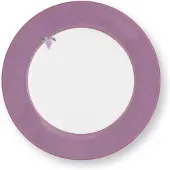 Pip studio Frühstücksteller Lily & Lotus Uni Lilac 21 cm (6er-Set)