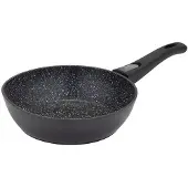 Resto Aries 93013 Bratpfanne, 26 cm max. Durchmesser, Aluminium, Induktionsherd-geeignet, Antihaftbeschichtung, abnehmbarer Griff