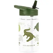 A Little Lovely Company Trinkflasche m. Strohhalme - 450 ml - Kr - - One Size - Trinkflaschen