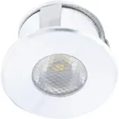 Siro LED Einbauleuchte SL-Mono Mini Spot 3000 K warmweiß, alufarbig