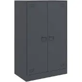 vidaXL Sideboard Anthrazit 67x39x107 cm Stahl