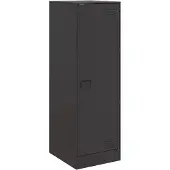 vidaXL Sideboard Schwarz 34,5x39x107 cm Stahl