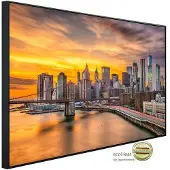 Papermoon Infrarotheizung »EcoHeat - Manhattan Skyline Sonnenuntergang«, Matt-Effekt - bunt