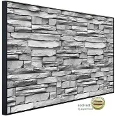 Papermoon Infrarotheizung »EcoHeat - Wand Schwarz + Weiss«, Matt-Effekt - bunt