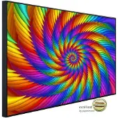 Papermoon Infrarotheizung »EcoHeat - Psychedelische Regenbogenspirale«, Matt-Effekt - bunt