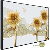 Papermoon Infrarotheizung »EcoHeat - Muster mit Blumen + Schmetterl.«, Matt-Effekt - bunt
