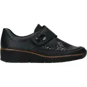 Rieker 537C0-00 - Slipper Schwarz Farbe: schwarz, Größe: 40,