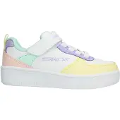 SKECHERS Sport Court 92 Klittenband - wit - Maat 30