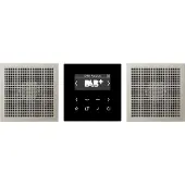 JUNG DABES2 Smart Radio DAB+, Set Stereo, Serie LS, Edelstahl DAB ES2
