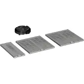 Siemens LZ11BKR11, Recycling-Set für Dunstabzugshaube, Schwarz, Grau, 4 Stück(e)