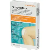 Durafiber Opsite Post-OP 5x6,5 cm Verband 5 St