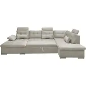 ED-Lifestyle ED Lifestyle Medan U Sofa 3-teilig Holzwerkstoff/Nosag