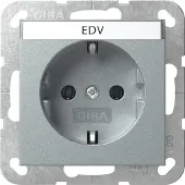 Gira 445726 SCHUKO BSF System 55 F Alu (445726)