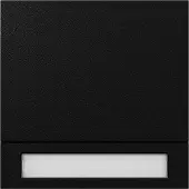 Gira 5531925 Ruftastenmodul 1-fach System 106 Schwarz m
