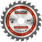Kreator Kreissägeblatt 89 x 15 x 1,8 mm für Metall Holz PVC inkl. Reduzierring