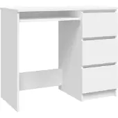 vidaXL Schreibtisch Weiß 90x45x76 cm Holzwerkstoff