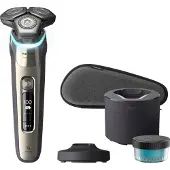 Philips SHAVER Series 9000 S9983/55 Elektrischer Nass- und Trockenrasierer mit SkinIQ, Rotationstrasierer, Gold, Dual SteelPrecision blades, GroomTribe, SH91, 2 Jahr(e)