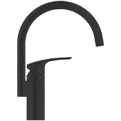 GROHE 332022433, Herunterziehen, Schwarz, Hebelgriffe, Einzelbild, 3/8", Keramik