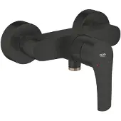 GROHE Einhand-Brausebatterie Eurosmart Wandmontage matt black