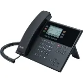 Auerswald COMfortel D-210, IP-Telefon, Schwarz, Kabelloses Mobilteil, Kunststoff, 3 Zeilen, 2000 Eintragungen