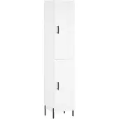 vidaXL Highboard Weiß 34,5x34x180 cm Holzwerkstoff