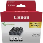 Canon PGI-35 BK Triple Pack, Schwarz, 3 Stück(e), Multipack