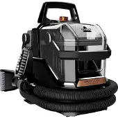 Bissell SpotClean Hydrosteam Pro, Zylinder-Dampfreiniger, 1,9 l, Schwarz, Kupfer, Transparent, Drehregler, Flexibel, 4,5 m