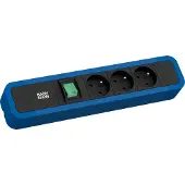 Bachmann Primo 2 3Xute 1Xschalter 2,0M Cee7/7 Ral5010
