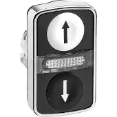 Schneider Electric Leucht-Doppeldrucktaster ZB4BW7A1724