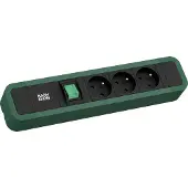 Bachmann Primo 2 3Xute 1Xschalter 2,0M Cee7/7 Ral6028