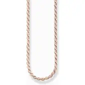 Thomas Sabo KE1348-415-12-L40 - Kordelkette - 40 cm - Silber vergoldet Roségold