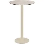 Essentials Urban Stehtisch Sand gestell + Moonstone HPL Ø70 cm