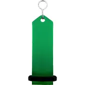 Combicraft Bumerang Hotelschlüsselanhänger Grün, 100x30 mm - 5 Stück