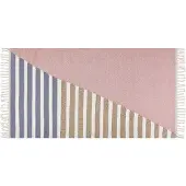 Beliani Wollteppich mehrfarbig 80 x 150 cm ENGIZ