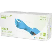 Medi-Inn Nitril blue long Einmalhandschuhe 10x100 St Verband