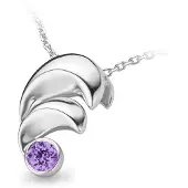 Orphelia Damen-Kette aus 925er Sterlingsilber mit Anhänger – Silber ZH-4690