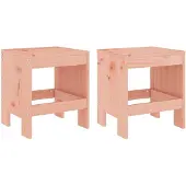 vidaXL Gartenhocker 2 Stk. 40x36x45 cm Massivholz Douglasie