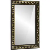 vidaXL Badspiegel 50x70x2,5 cm Massivholz Mango und Glas