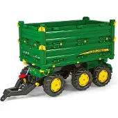 Rolly Toys Multi Trailer John Deere Dreiachs-Dreiseitenkipper, Maße: 113x45,5x63 cm; 12 504 3