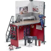 BRUDER Spielset - bworld - Feuerwache m. Feuerwehrmann - 62702 - - One Size - Spielzeug