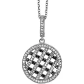 Orphelia Damen-Kette aus 925er Sterlingsilber mit Anhänger – Silber ZH-4836