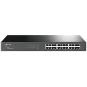 TP-LINK 24-Port-Gigabit-Rackmount-Switch, Unmanaged, Gigabit Ethernet (10/100/1000), Vollduplex, Rack-Einbau, 1U