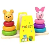 Disney stapelturmwaage Winnie the Pooh junior 23 cm Holz